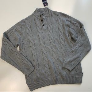 Chaps NWT XXL grey sweater men’s